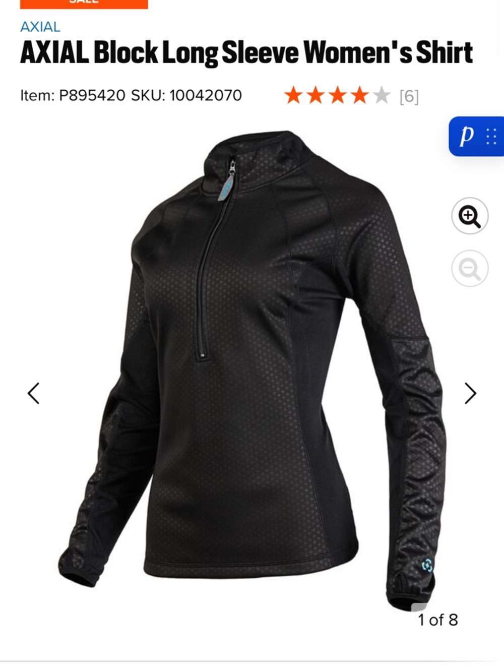 AXIAL Block Long Sleeve Women's Shirt - Medium